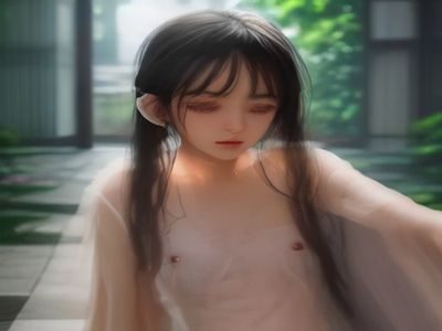 日映理论片导航用户运营编辑赵微澜，女性，二十五岁左右，在温馨的办公区域与用户沟通反馈，面带微笑，手持平板电脑，背景有绿植装饰